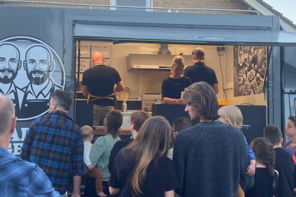 Foodtruck op verjaardagsfeest